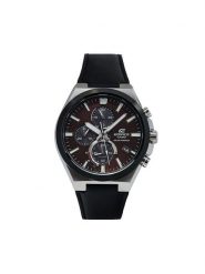 Casio Zegarek Edifice Solar Powered Chronograph EFS-S630BL-5AVUEF Czarny. Czarne, analogowe zegarki męskie Casio, bez wzorów. Za 759.99 zł.