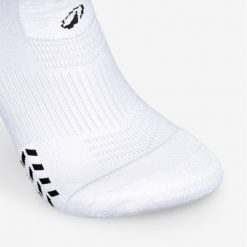 Skarpety piłkarskie podwyższone Kipsta Viralto II MiD antypoślizgowe. Białe skarpetki damskie KIPSTA, bez wzorów, z dzianiny. Za 39.99 zł.