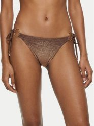 Guess Dół od bikini E6GO08 KF600 Brązowy. Brązowe bikini Guess, l, z aplikacjami, z syntetyku. Za 264.99 zł.