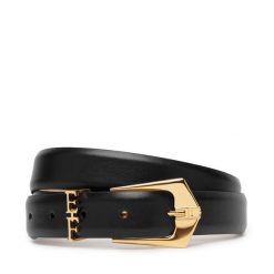 Pasek Damski Elisabetta Franchi. Czarne paski damskie Elisabetta Franchi, bez wzorów. Za 859.99 zł.
