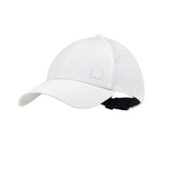 Czapka z daszkiem baseballowa Summit. Białe czapki damskie Buff, na lato, bez wzorów, z elastanu, klasyczne. Za 130.99 zł.
