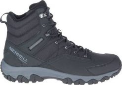 Buty trekkingowe męskie Merrell Thermo Akita Mid czarne r. 43. Czarne trekkingi męskie Merrell, bez zapięcia. Za 438.45 zł.