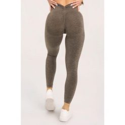 Legginsy fitness damskie Gym Glamour seamless deep push up. Szare legginsy damskie GYM GLAMOUR, bez wzorów. Za 169.99 zł.