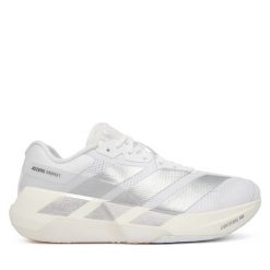 Buty na siłownię adidas. Białe obuwie sportowe damskie Adidas, bez wzorów, bez zapięcia, na fitness i siłownię. Za 649.99 zł.