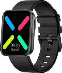 Smartwatch Kumi GT6 Czarny (KU-GT6/BK). Czarne zegarki smartwatch Kumi, bez wzorów. Za 277.50 zł.