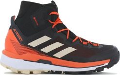 Buty trekkingowe adidas TERREX Skychaser Tech Mid GTX - black/sand/orange. Czarne trekkingi męskie Adidas, bez zapięcia. Za 1,046.58 zł.