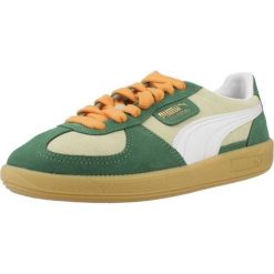 Buty PUMA YELLOW PALERMO Zielony. Zielone obuwie trekkingowe damskie Puma, ze skóry, bez zapięcia. Za 292.99 zł.