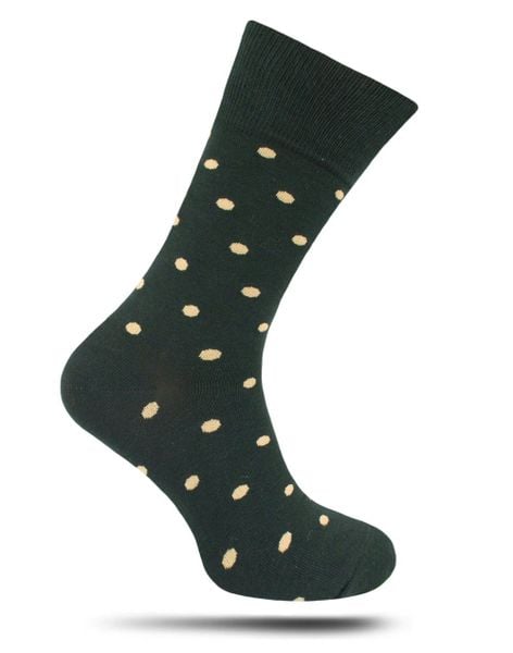 Bawełniane Skarpetki Chattier - Grafitowe w Grochy. Szare skarpety męskie Chattier, bez wzorów, z bawełny. Za 19.90 zł.