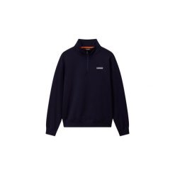 Bluza z zamkiem 1/2 Napapijri B-Small Box. Niebieskie bluzy męskie Napapijri, m, bez wzorów, bez ramiączek, bez kaptura. Za 299.90 zł.