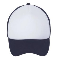 Czapka Z Daszkiem Bubble Colour Block. Niebieskie czapki damskie SOL'S, bez wzorów. Za 37.99 zł.