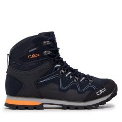 Trekkingi CMP. Niebieskie botki męskie CMP, bez wzorów, sportowe, bez obcasa, bez zapięcia. Za 359.99 zł.