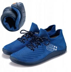 SH5010W Buty damskie BAREFOOT MERINO niebieski/granatowy 39. Niebieskie obuwie sportowe damskie Spokey, bez wzorów, bez zapięcia. Za 446.44 zł.