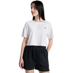 Koszulka Converse Sporty Boxy T-Shirt, Kobiety. Białe bluzki damskie Converse, xs, bez wzorów, z bawełny, sportowe, bez kołnierzyka, bez ramiączek. Za 290.00 zł.