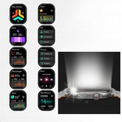 Smartwatch Imiki Smartwatch IMIKI SF1 2,01" Frame Pro SMART zegarek SPORTOWY do biegania. Zegarki smartwatch IMIKI, bez wzorów. Za 658.98 zł.