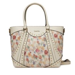 Torebka Laura Vita. Białe shopperki damskie Laura Vita, bez wzorów, bez dodatków. Za 239.99 zł.