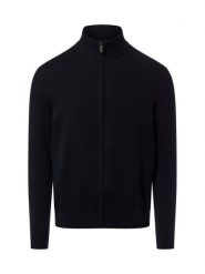 Nils Sundström Męski kardigan Mężczyźni Bawełna niebieski jednolity, XXXL. Niebieskie swetry męskie Nils Sundström, m, bez wzorów, z bawełny, bez kołnierzyka, bez ramiączek. Za 249.95 zł.