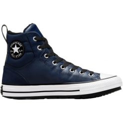 Trampki Converse Chuck Tas Berkshire Boot, Kobiety. Niebieskie trampki i tenisówki damskie Converse, bez wzorów, ze skóry ekologicznej, bez zapięcia. Za 490.00 zł.