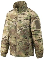 Kurtka męska Helikon-Tex Lekka Kurtka Zimowa LEVEL 7 - Multicam®. Kurtki męskie HELIKON-TEX, na zimę, m, bez wzorów, bez kaptura. Za 912.11 zł.