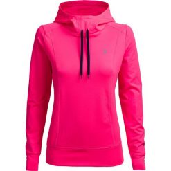 Bluza damska BLD601 - różowy neon - Outhorn. Czerwone bluzy damskie Outhorn, na lato, bez wzorów, z materiału, bez ramiączek, bez kaptura. W wyprzedaży za 59.99 zł.