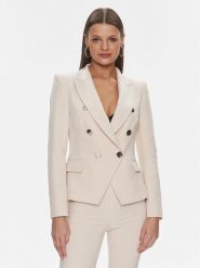 Rinascimento Marynarka CFC0117675003 Beżowy Regular Fit. Brązowe marynarki i żakiety damskie Rinascimento, bez wzorów, z syntetyku, bez kołnierzyka, bez ramiączek. Za 739.99 zł.