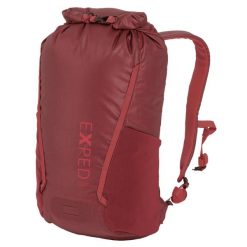 Plecak wodoszczelny Exped Typhoon 15L. Czerwone plecaki damskie EXPED, bez wzorów, sportowe. Za 266.99 zł.
