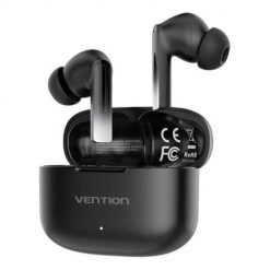 Słuchawki bezprzewodowe, Vention, NBIB0, Elf Earbuds E04 (czarne). Czarne słuchawki bezprzewodowe Vention. Za 64.00 zł.