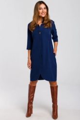 Sukienka marynarka elegancka żakietowa asymetryczna granat. Marynarki i żakiety damskie Stylove, do pracy, s, bez wzorów, biznesowe, z asymetrycznym kołnierzem, bez ramiączek, asymetryczne. Za 329.00 zł.