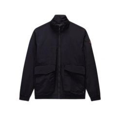 Kurtka wodoodporna Napapijri A-Giovi. Czarne kurtki męskie Napapijri, m, bez wzorów, z materiału, eleganckie, bez kaptura. Za 574.00 zł.