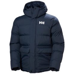 Kurtka puchowa Helly Hansen Nordic. Niebieskie kurtki męskie Helly Hansen, na zimę, m, bez wzorów, z materiału, eleganckie, bez kaptura. Za 1,763.00 zł.