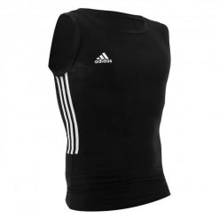Francuski podkoszulek bokserski adidas. Czarne koszulki sportowe damskie Adidas, s, bez wzorów, bez ramiączek. Za 191.00 zł.