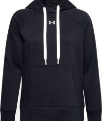 Under Armour Bluza damska Under Armour Rival Fleece Hb Hoodie czarna 1356317 001 : Rozmiar - S. Czarne bluzy damskie Under Armour, s, bez wzorów, bez ramiączek, bez kaptura. Za 219.79 zł.