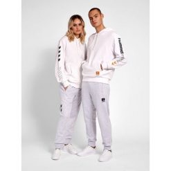 Bluza z kapturem Hummel Legacy Birk. Białe bluzy damskie Hummel, na wiosnę, xs, bez wzorów, z bawełny, klasyczne, bez ramiączek, z kapturem. Za 216.50 zł.
