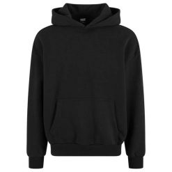 Męska Bluza Basic Oversized Hoodie. Czarne bluzy męskie Urban Classics, m, bez wzorów, bez ramiączek, bez kaptura. Za 120.99 zł.