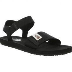 Buty do chodzenia męskie The North Face Skeena. Czarne buty zimowe męskie The North Face, bez wzorów, z materiału, bez obcasa, bez zapięcia. Za 286.00 zł.
