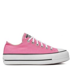 Trampki Converse. Czerwone trampki i tenisówki damskie Converse, bez wzorów, bez zapięcia. Za 259.99 zł.