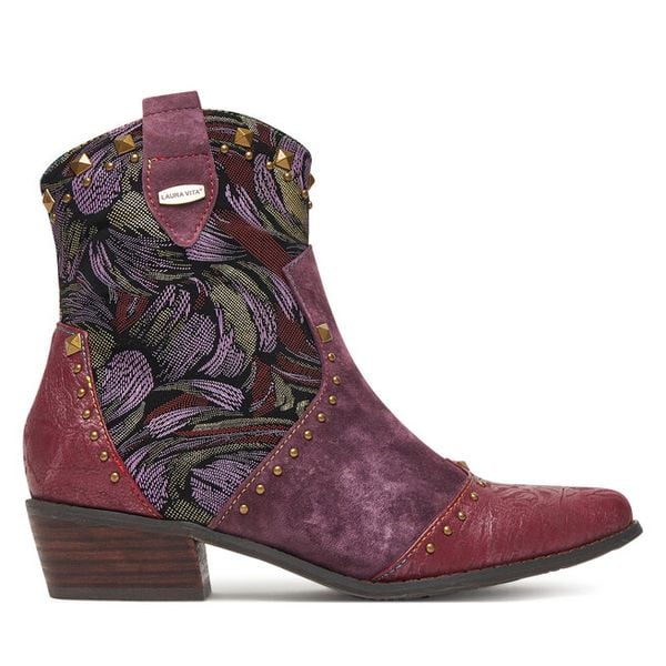 Botki Laura Vita. Botki damskie Laura Vita, bez wzorów, bez obcasa, na słupku, bez zapięcia. Za 329.99 zł.