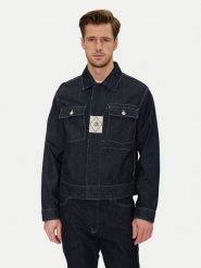 C.P. Company Kurtka jeansowa 18CMOW188A110295W Niebieski Regular Fit. Niebieskie kurtki męskie C.P. Company, m, bez wzorów, z bawełny, bez kaptura. Za 1,429.00 zł.