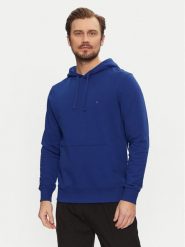 Tommy Hilfiger Bluza Essential MW0MW37235 Niebieski Regular Fit. Niebieskie bluzy męskie Tommy Hilfiger, m, bez wzorów, z bawełny, bez ramiączek, bez kaptura. Za 439.99 zł.