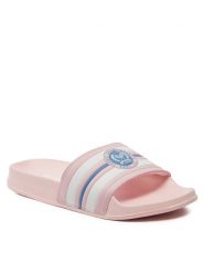 Ellesse Klapki Fiori Slide SGNF0493 Różowy. Czerwone klapki damskie Ellesse, bez wzorów, ze skóry, bez obcasa, bez zapięcia. Za 79.99 zł.