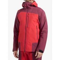 Kurtka z membraną La Sportiva Alpine Guide GTX Perfomance Jacket. Czerwone kurtki męskie La Sportiva, bez wzorów, sportowe, bez kaptura. Za 2,175.79 zł.