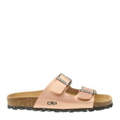 Klapki damskie CMP ECO THALITHA. Brązowe klapki damskie CMP, bez wzorów, sportowe, bez obcasa, bez zapięcia. Za 129.99 zł.