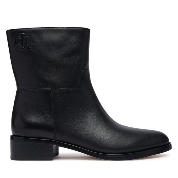 Botki LAUREN RALPH LAUREN. Czarne botki damskie Lauren Ralph Lauren, bez wzorów, bez obcasa, na płaskiej podeszwie, bez zapięcia. Za 1,199.00 zł.