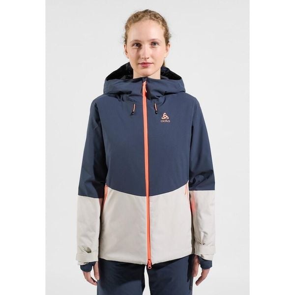 Kurtka narciarska damska Odlo insulated SKI BLUEBIRD S-THERMIC. Niebieskie kurtki sportowe damskie ODLO, na zimę, s, bez wzorów, bez ramiączek, bez kaptura, narciarskie. W wyprzedaży za 1,234.99 zł.