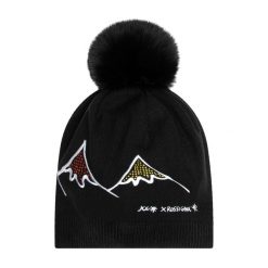 Czapka zimowa damska Rossignol Strassi. Czarne czapki damskie Rossignol, na zimę, bez wzorów, sportowe. Za 399.00 zł.