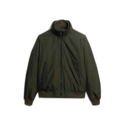 Kurtka Superdry Harrington City. Zielone kurtki męskie Superdry, l, z aplikacjami, klasyczne, bez kaptura. Za 552.90 zł.