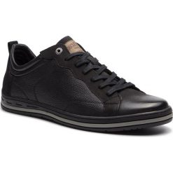 Półbuty Lasocki for men MI07-C308-347-02. Czarne półbuty męskie Lasocki For Men, bez wzorów, z nubiku, bez obcasa, bez zapięcia. Za 179.99 zł.