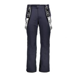 Spodnie narciarskie męskie CMP 3W04467. Czarne spodnie sportowe męskie CMP, m, bez wzorów, narciarskie. Za 569.99 zł.