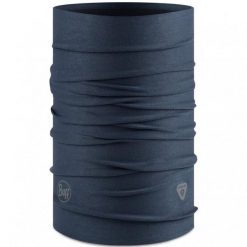 Chusta wielofunkcyjna Buff ThermoNet Solid. Niebieskie szaliki męskie Buff, bez wzorów, z elastanu. Za 123.90 zł.