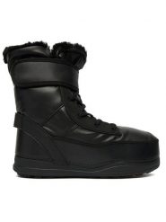 Bogner Śniegowce Laax 7 C 32547523 Czarny. Czarne buty zimowe męskie Bogner, bez wzorów, ze skóry, bez obcasa, bez zapięcia. Za 1,759.00 zł.