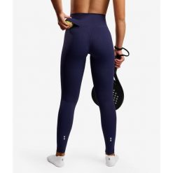 Legginsy do tenisa/padel damskie Smart z kieszenią na piłki. Niebieskie legginsy damskie NORDICDOTS, bez wzorów, z elastanu. Za 365.00 zł.
